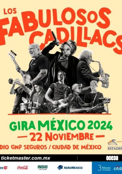 Los Fabulosos Cadillacs se aproximan para un concierto inolvidable