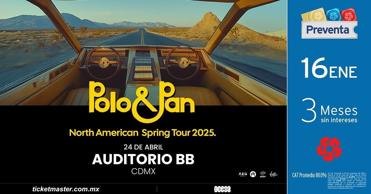 Polo & Pan regresan a México con un show retro-futurista