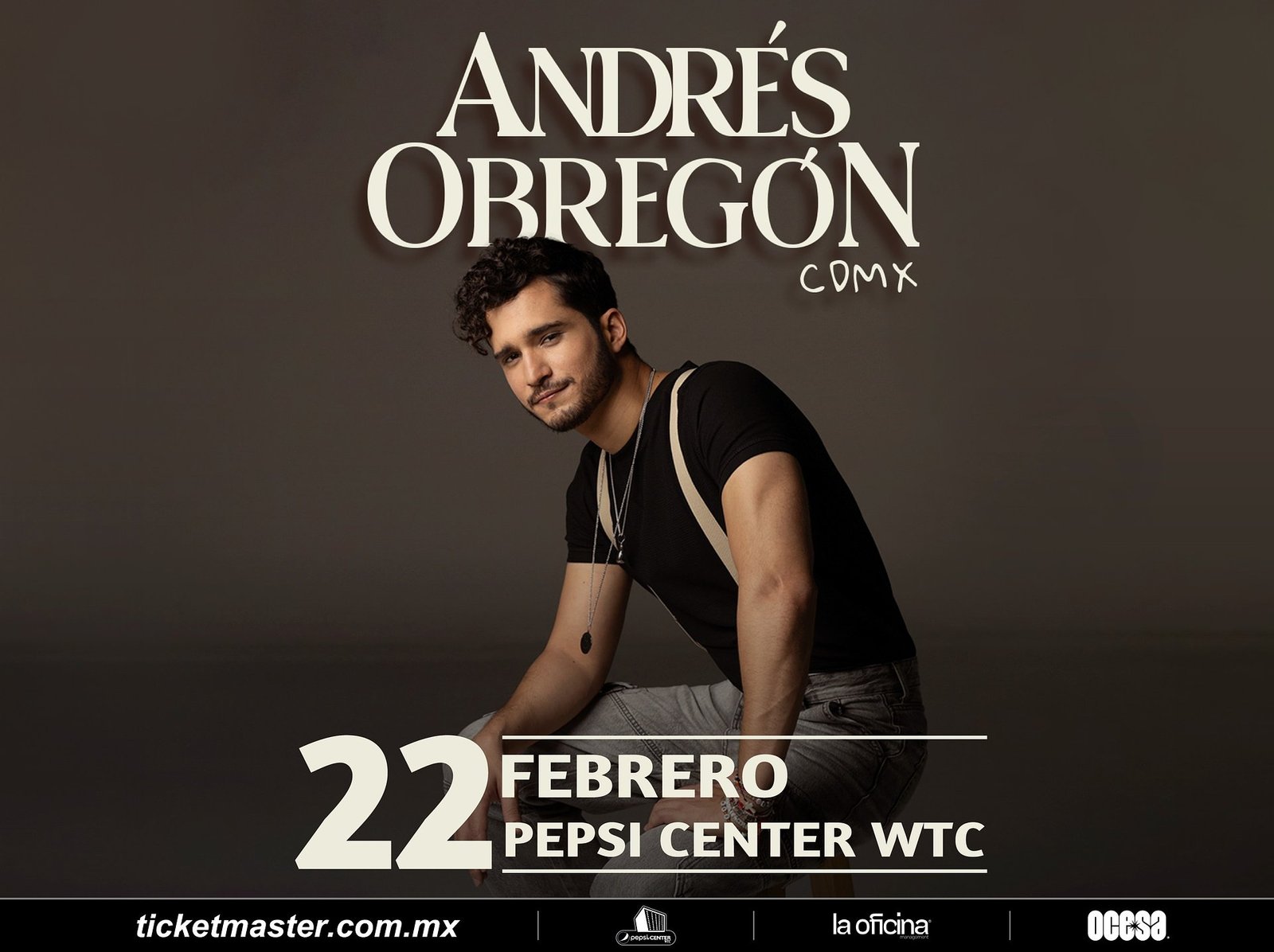 Andrés Obregón llegará al Pepsi Center con un show inolvidable