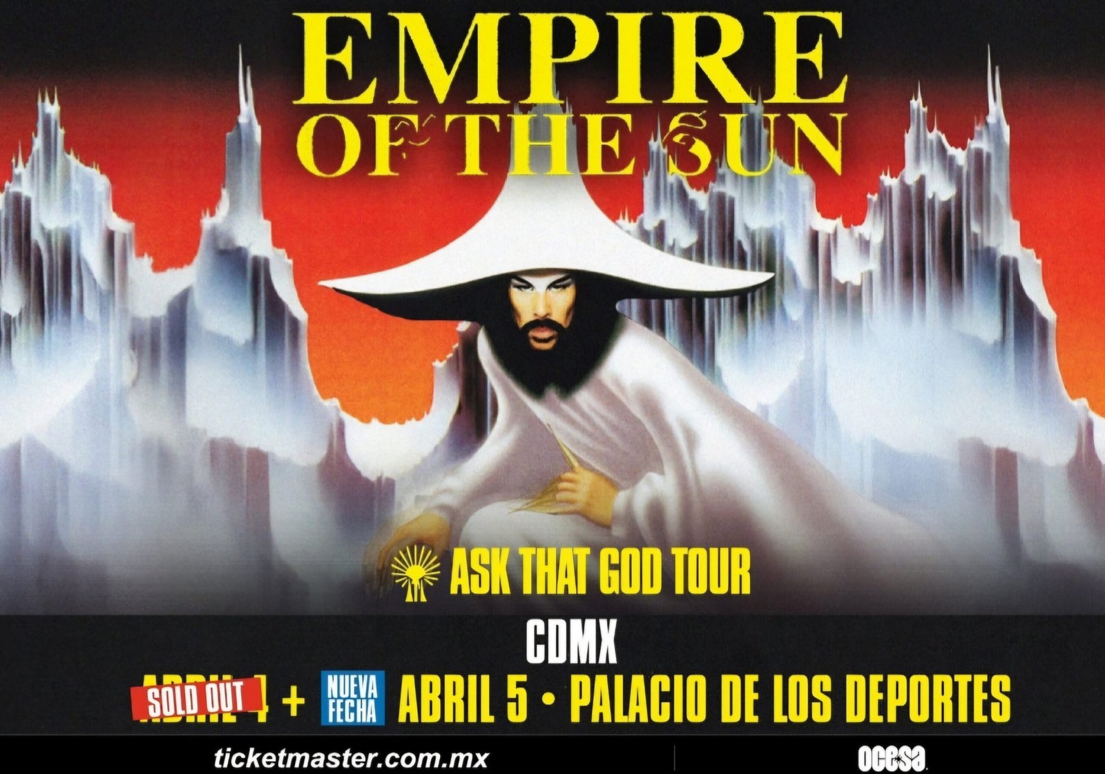 Empire Of The Sun regresa a la CDMX con nueva fecha en el Palacio de los Deportes