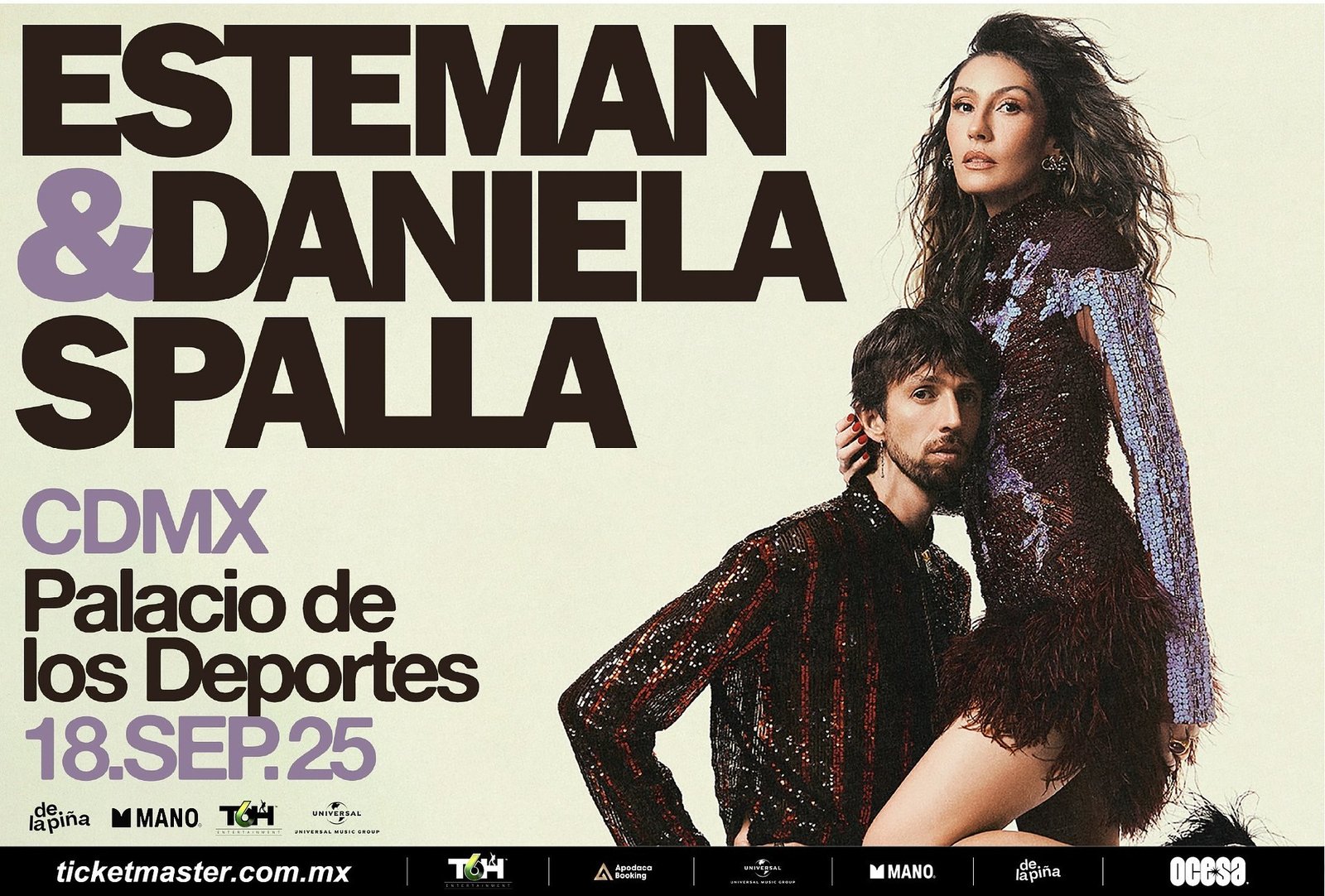 Esteman & Daniela Spalla anuncian show juntos en CDMX