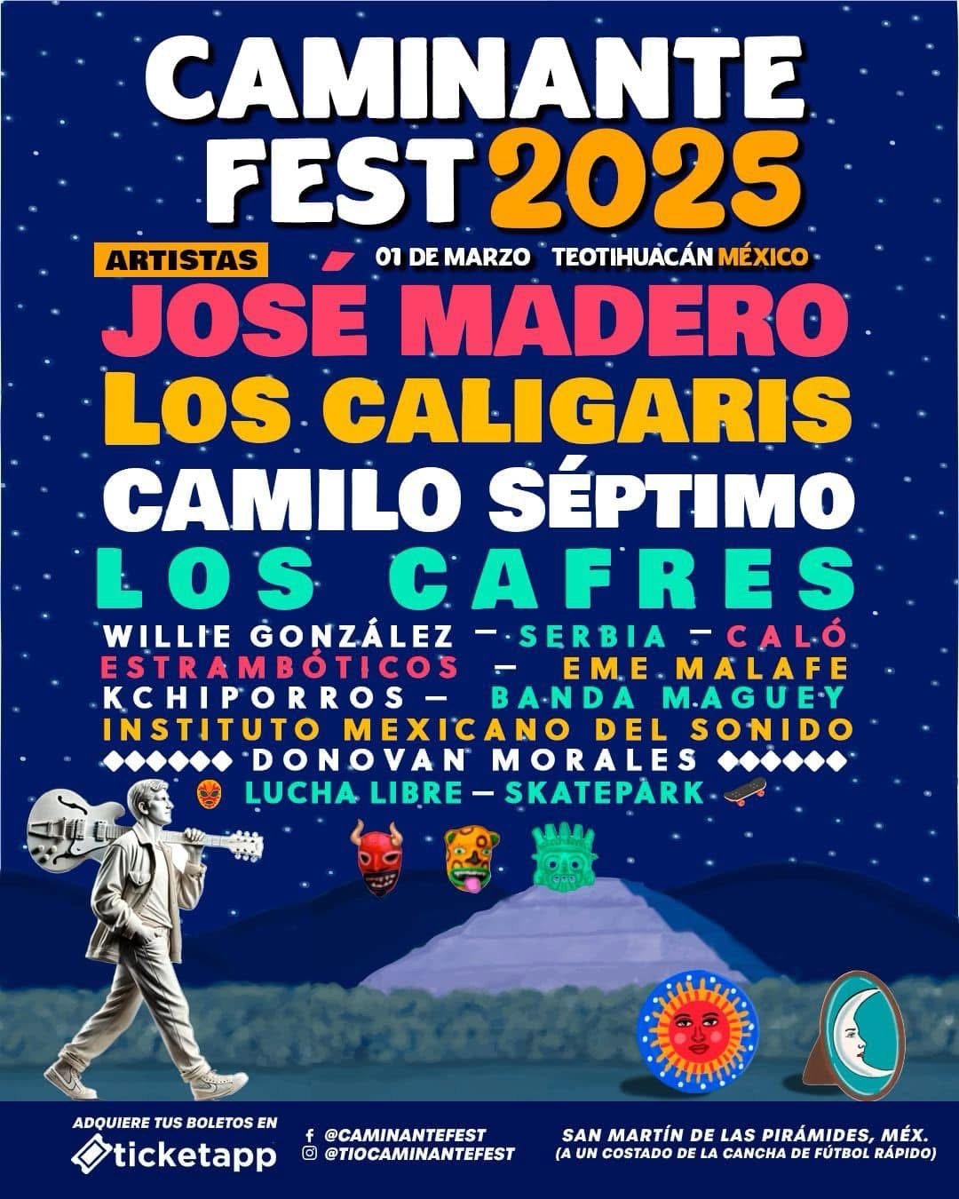 Festival Caminante 2025: Música y Cultura en Teotihuacán