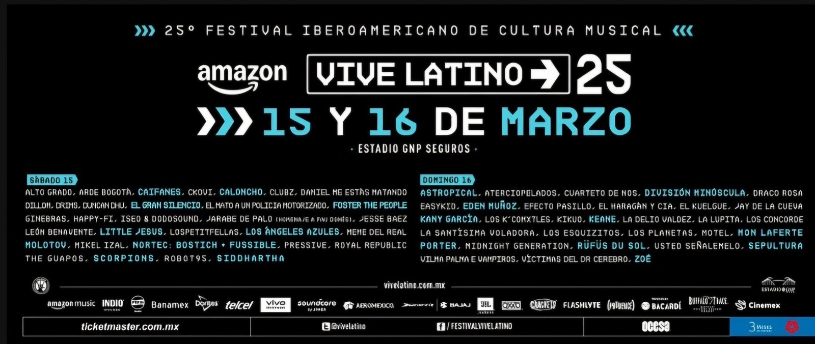 ¡¡¡Día VL!!! Celebra los 25 años del Vive Latino