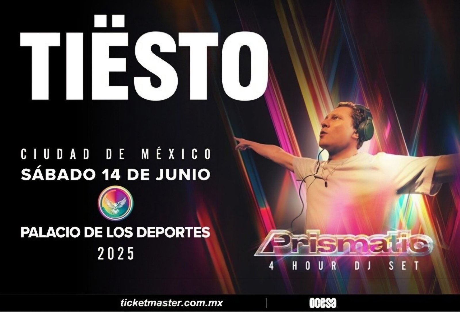 Tiësto regresa a México con un show épico de 4 horas en el Palacio de los Deportes