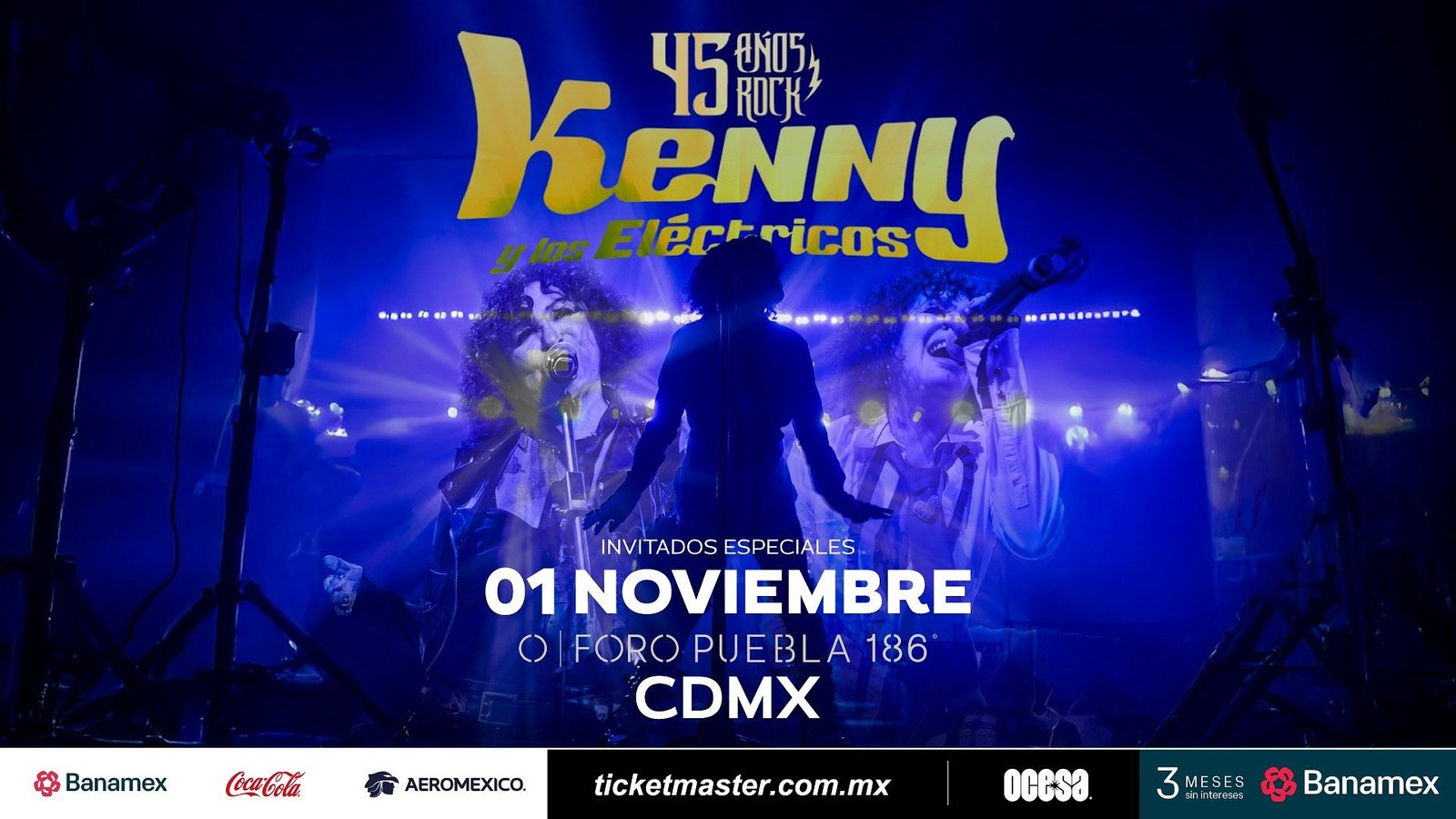 Kenny y Los Eléctricos celebrarán 45 años de historia con concierto en CDMX