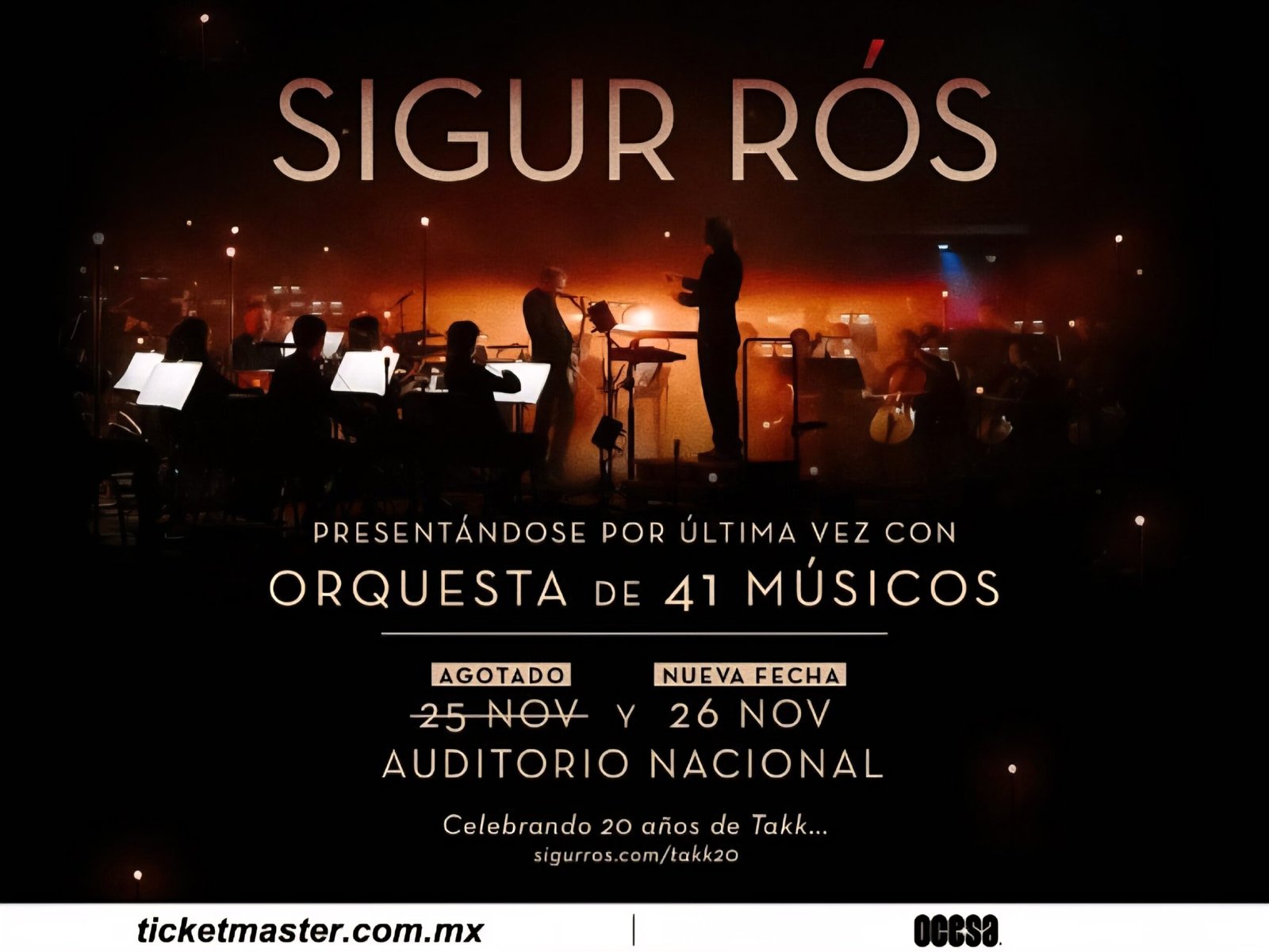 Sigur Rós anuncia segunda fecha en México con orquesta: un concierto irrepetible en el Auditorio Nacional